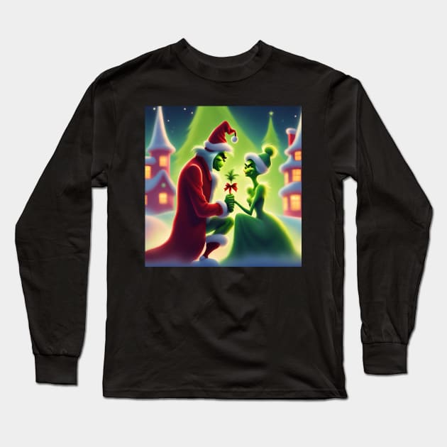 Will you be my grinchy Long Sleeve T-Shirt by blaurensharp00@gmail.com